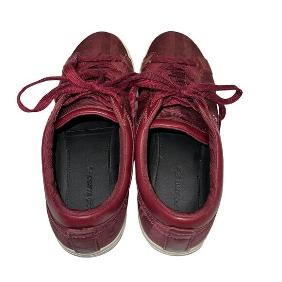 Lacrosse Flat Shoe Mens 8 Maroon Straightset - Picture 3 of 8